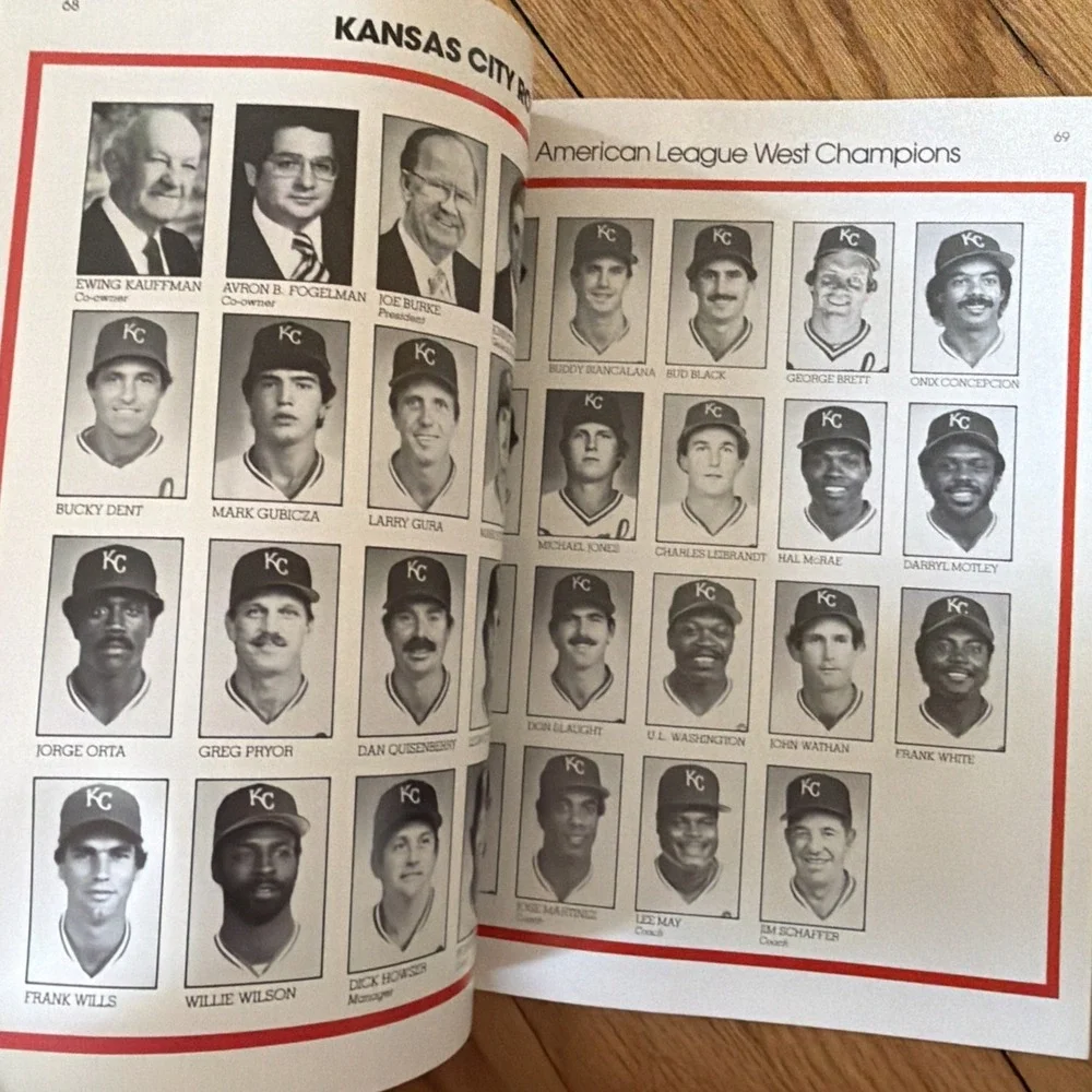 1984 Baseball World Series Program Featuring the Detroit Tigers & the KC Royals